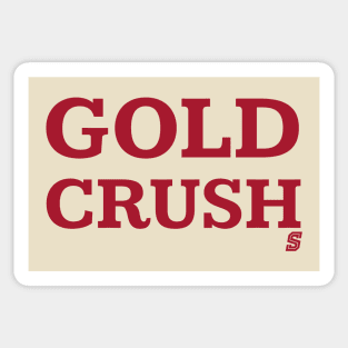 Gold Crush Sticker